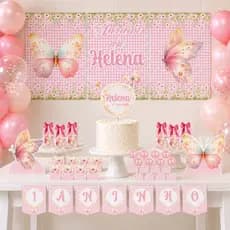 Kit Só um Bolinho Jardim das Borboletas | Kit Festa Jardim Encantado