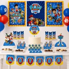 Kit Festa Só Um Bolinho Patrulha Canina | Kit Decoração