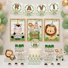 Kit Festa Decoração Só um Bolinho Safari Festa em Casa