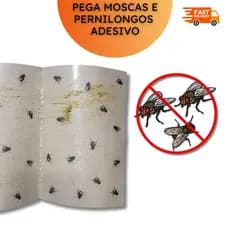 Armadilhas Adesivas Pega Moscas Mosquitos Pernilongos Insetos - Armadilha Adesiva - 10 ou 20 unidades