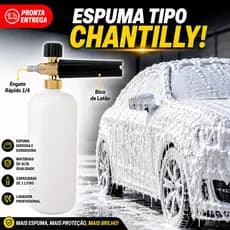Canhão De Espuma Snow Foam Engate Rápido 1/4 Lavagem Automotiva 1L
