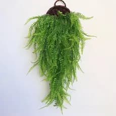 Planta Pendurada Verde Artificial Planta Chlorophytum Parede Varanda Casa Decoração FL-6705