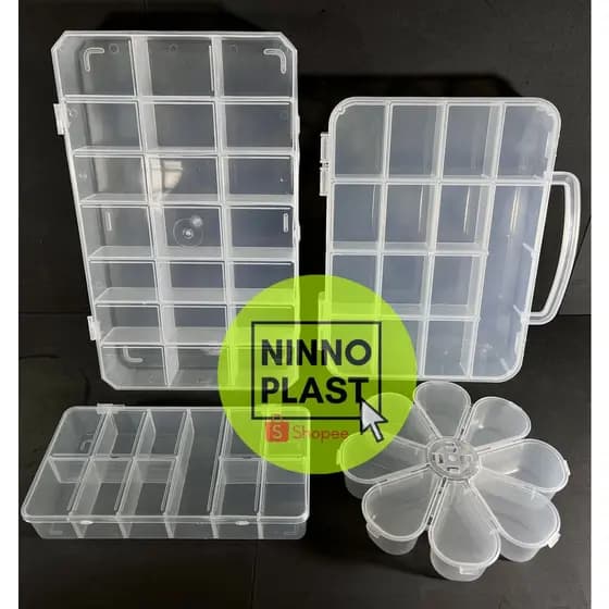Kit 1 Caixa 21 Divisões + 1 Maleta 14 Divisões + 1 Caixa 11 Divisões + 1 Margarida 8 Divisões