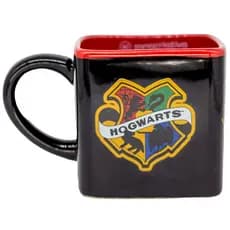 Caneca Cubo Casas De Hogwarts 300ml - Zona Criativa