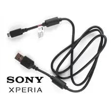 cabo Micro usb Sony Xperia eC 450 compatível Xperia Z3 Z2 T2 Z5 Z4 Vídeo Game PS4 Preto