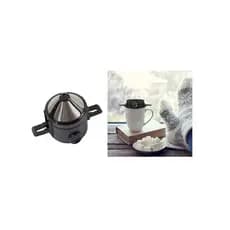 Coedor Filtro Para Café Chá Mini Funil Reutilizável Portátil