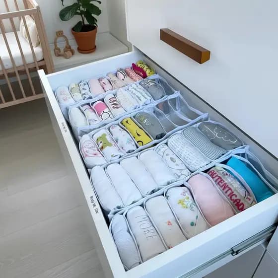 Colméias organizadoras de Gaveta P Bebê roupas íntimas calcinha meias PROMOÇÃO