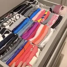 Kit 10 Colméias Organizadoras de Gavetas Camisetas Premium