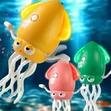 Polvo Elétrico Dançante Infantil com Luz e Música Brinquedo Interativo