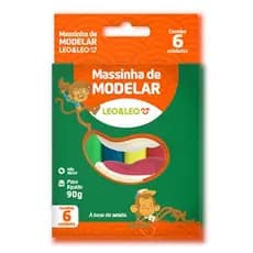 Massinha De Modelar Leo&Leo C/6 Cores