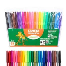 Caneta Hidrográfica Leo&Leo C/24 Cores