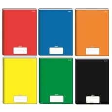 CADERNO BROCHURA GRANDE CAPA DURA 48 FOLHAS