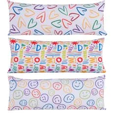 Fronha Travesseiro de Corpo Xuxão com Zíper 146 x 46cm | Fronha Capa Porta Travesseiro de Corpo