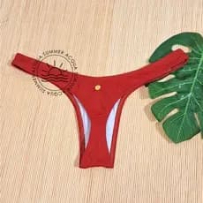 Biquíni Calcinha Fio Dental Tradicional Avulsa Moda Praia Piscina/Biquini Tanga Fio Dental/Bikini UV