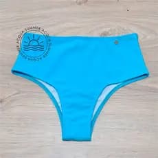 Biquíni Tanga Avulsa Hot Pant Tradicional Adulto/Calcinha Cintura Alta Moda Praia Piscina Bikini UV