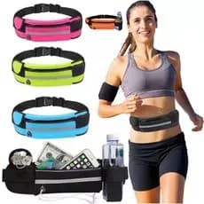 Pochete garrafa de água esportiva corrida slim impermeável porta celular caminhada corrida academia promoção