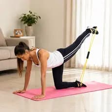 Elástico Tensão Exercício Treino / Casa Ombro Braço Glúteos