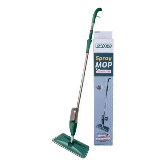 Rodo Mágico Dupla Função Com 1, 2 ou 3 Refil Reservatório Mop Spray 360° Microfibra Limpa e Seca