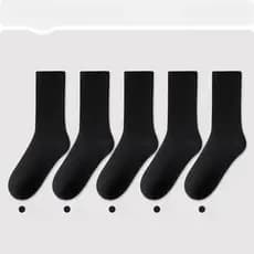 Kit 6 ou 12 Pares de Meias Masculinas Cano Alto – Conforto e Estilo Clássico 9002