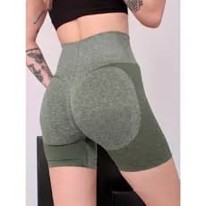Short Esportiva Academia Feminina Zero Transparência Elástica Secagem Rápida 350