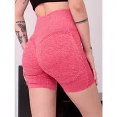 Short  Esportiva Academia Levanta Bumbum Zero Transparência 358