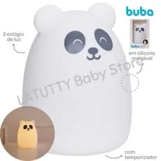 Luminária Infantil Buba Silicone Gumy Recarregável USB Luz Noturna Quarto Bebê