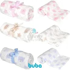 Buba Mantinha Soninho Cobertor Buba Pelúcia Antialérgica Leve e Macia Estampa Ursinhos e Estrelas
