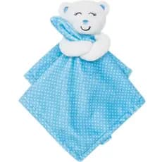 Naninha para Bebe Menino Buba Ursinho Azul Paninho Dormir Soninho Antialergica Naninha Azul