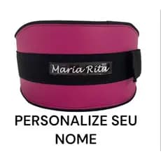 cinturão cinto de academia musculação agachamento crossfit personalizado com seu nome