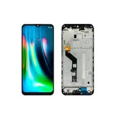 Tela Frontal Touch Display Moto G9 Play Xt2083 E7 Plus Xt2081 Com Aro E Sem Aro