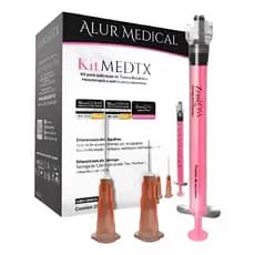 Kit Medtx Aplicação Mesoterapia Botulinica Alur 25 Unidades Capacidade Em Volume 1 Ml
