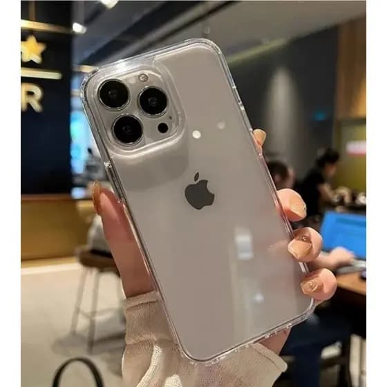 Capa Clear Space iPhone 7 11 12 13 14 15 16 17 Pro Max Alta Proteção - ADH