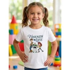 Camiseta  Infantil Menina Desenho Filme T shirt Toy Woody Lançamento Envio Rápido