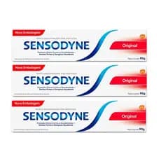 Kits de Cremes Dentais Sensodyne Original 90g - Envio imediato
