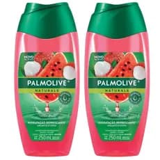 Kit 2 Sabonete Liquido Palmolive Naturals Melancia e Lichia Hidratação Refrescante 250ml - Envio Rápido