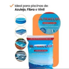 Barrilha Leve Elevador Ph Piscina Agua 2kg Carbonato Sodio Ultraclor Para Piscina Uso Diário