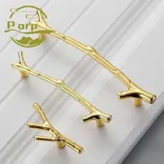 Parperty Puxador De Maçaneta De Porta De Liga De Zinco / Galho De Árvore
