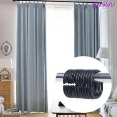 Gancho De Cortina ANGWU Para Sala De Estar , Banheiro , Branco/Preto , Substituição Dobrável , Ganchos De Suspensão , An