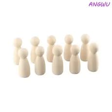 Boneca ANGWU Peg 20 Peças Feitas À Mão Adorável DIY Em Branco 35/43/53/65mm Artesanato