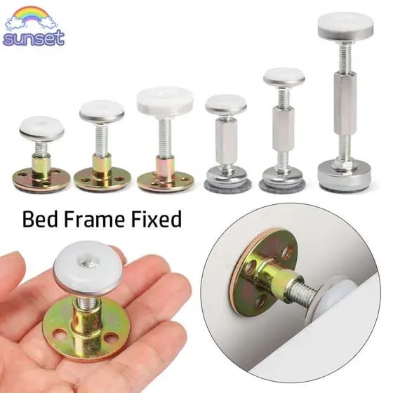 SUNSET Suporte De Cabeceira Ajustável Anti-Vibração Fixadores Hardware Telescópico Com Rosca Para Cama