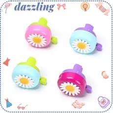 ROSEP 1 Pç Buzina De Bicicleta/Guiador Infantil Com Alarme Multicolorido/Flor/Margarida
