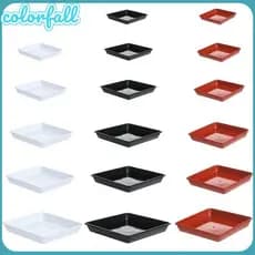 COLORFALLC 1 Unidade De Pires Para Plantas , Quadrados De Plástico Jardim