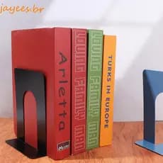 JAYEES Suportes De Mesa , Suporte De Livro De Ferro Em Forma De L , Durável INS Simples Rack Minimalismo
