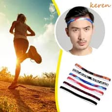 Kerenaa Bandana Proteção Da Testa Ciclismo Sweatband Faixas De Cabelo Correndo Yoga Esporte Hairband