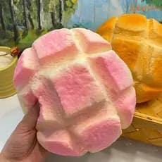 Brinquedo Mole De Pão Kerenaa , Decoração De Pegadinha Sensorial De Grandes Dimensões , De Abacaxi Simulado