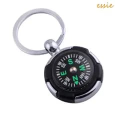 ESSIEBR Chaveiro Viagem Aventura Equitação Equipamento Bom Ajudante Mosquetão Bússola De Bolso