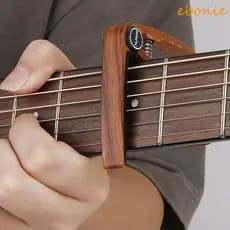 EBONIE Guitarra Capo Profissional Capotraste Acessórios De Liga De Alumínio Para Ajuste De Tom Grampo De Troca Rápida