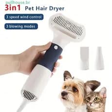 PULLHOUSE Pet Grooming Secador De Cabelo E Pente , Plugue Ue/AU/Reino Unido/Eua Eficientemente Animais De Estimação Pode