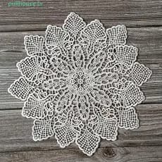 Pulllhouse Placemat Delicado Toalha De Mesa Redonda Tapete Decoração Bordado Flor