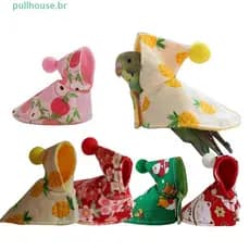 PULLHOUSE Manto De Pássaro , Vestido Macio Anti-Lick Papagaio Confortável Mordida Roupas Quentes De Natal